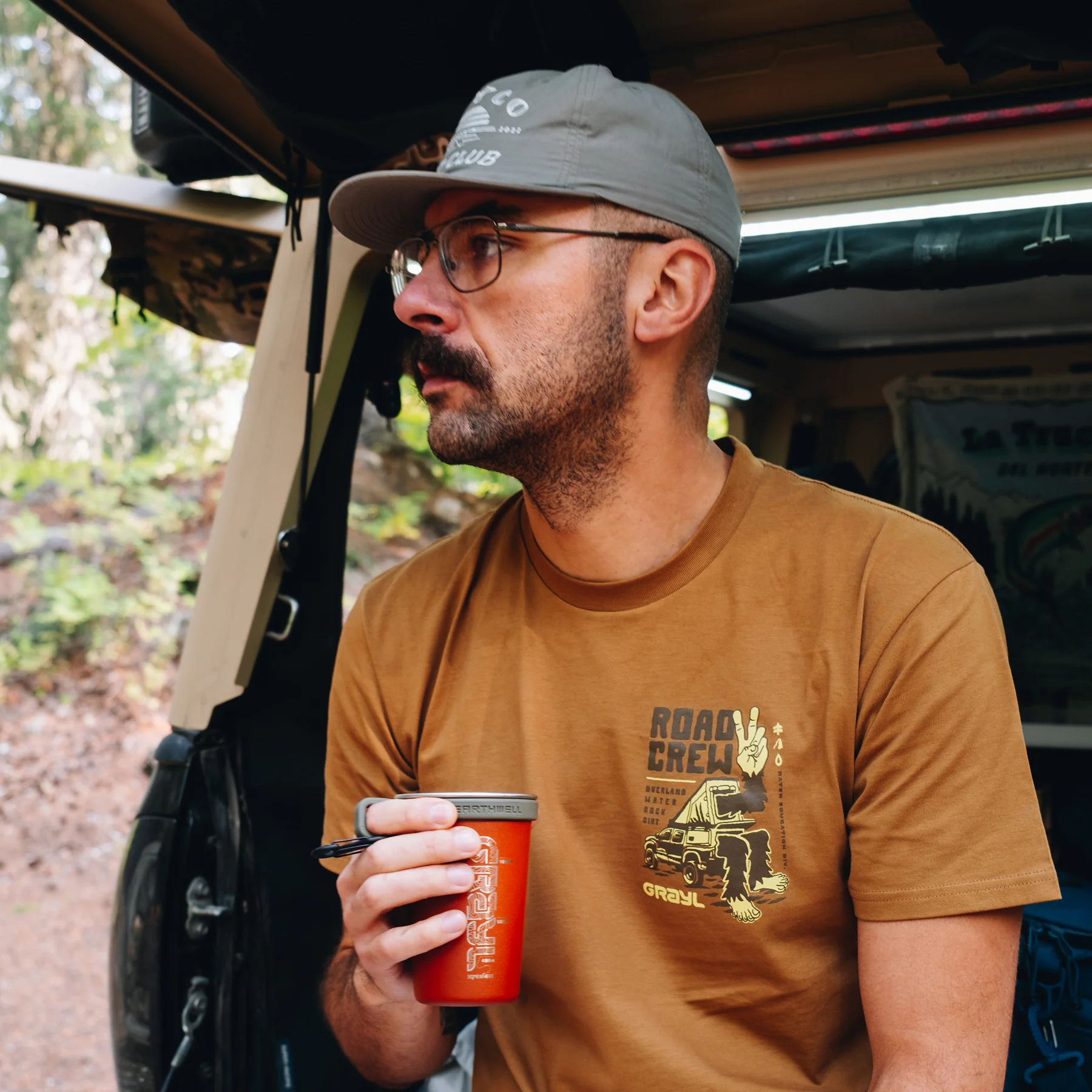 Road Crew Tee - Camel - Image 5