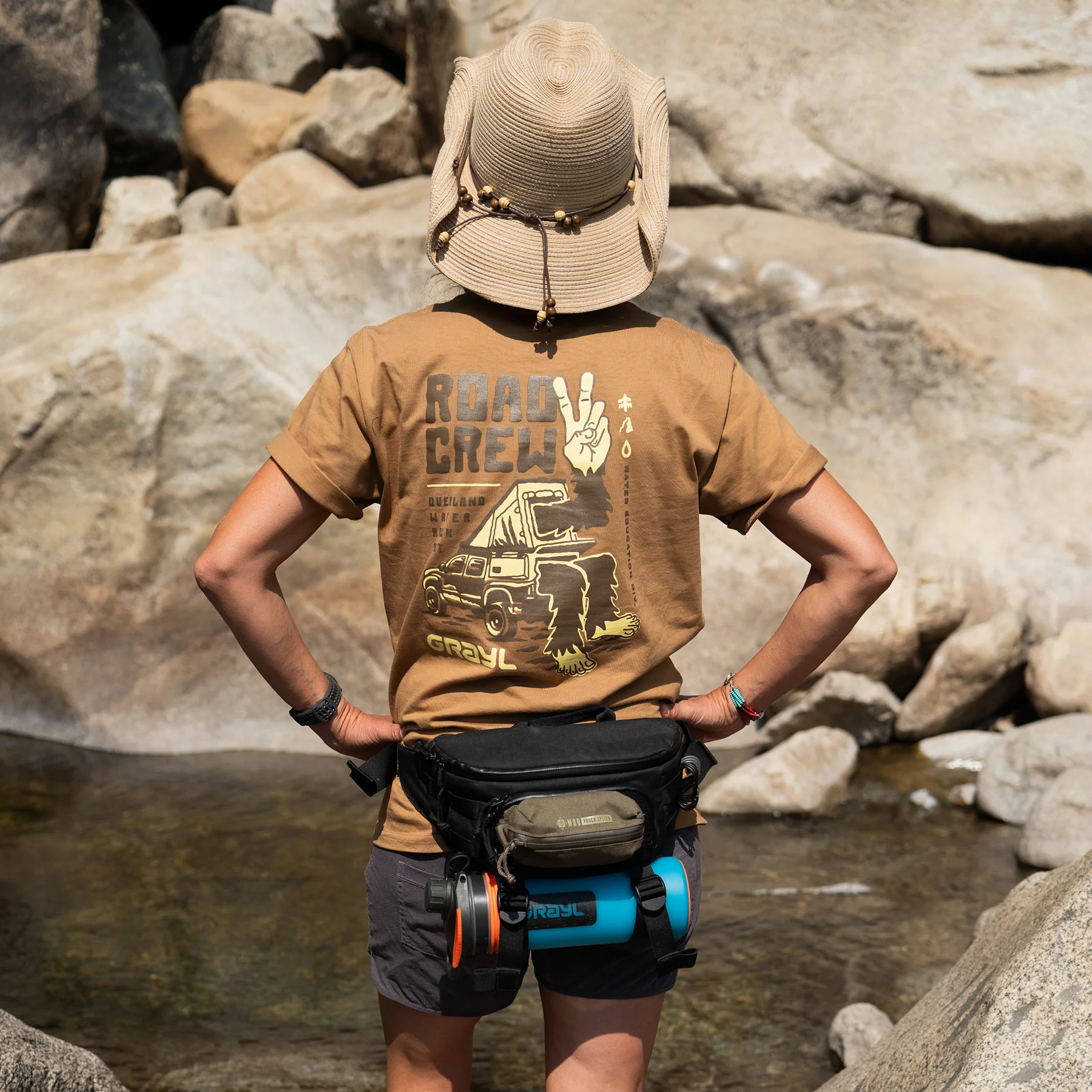 Road Crew Tee - Camel - Image 7