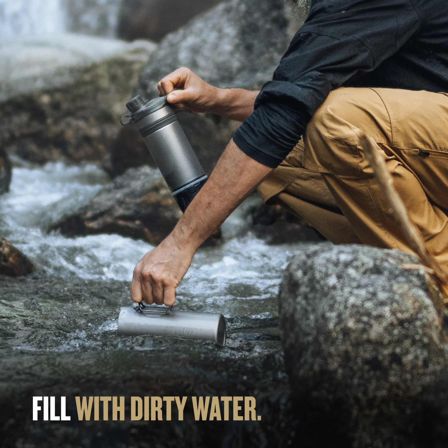 GeoPress® Ti Purifier Bottle & Mission Sling Bundle - Image 16