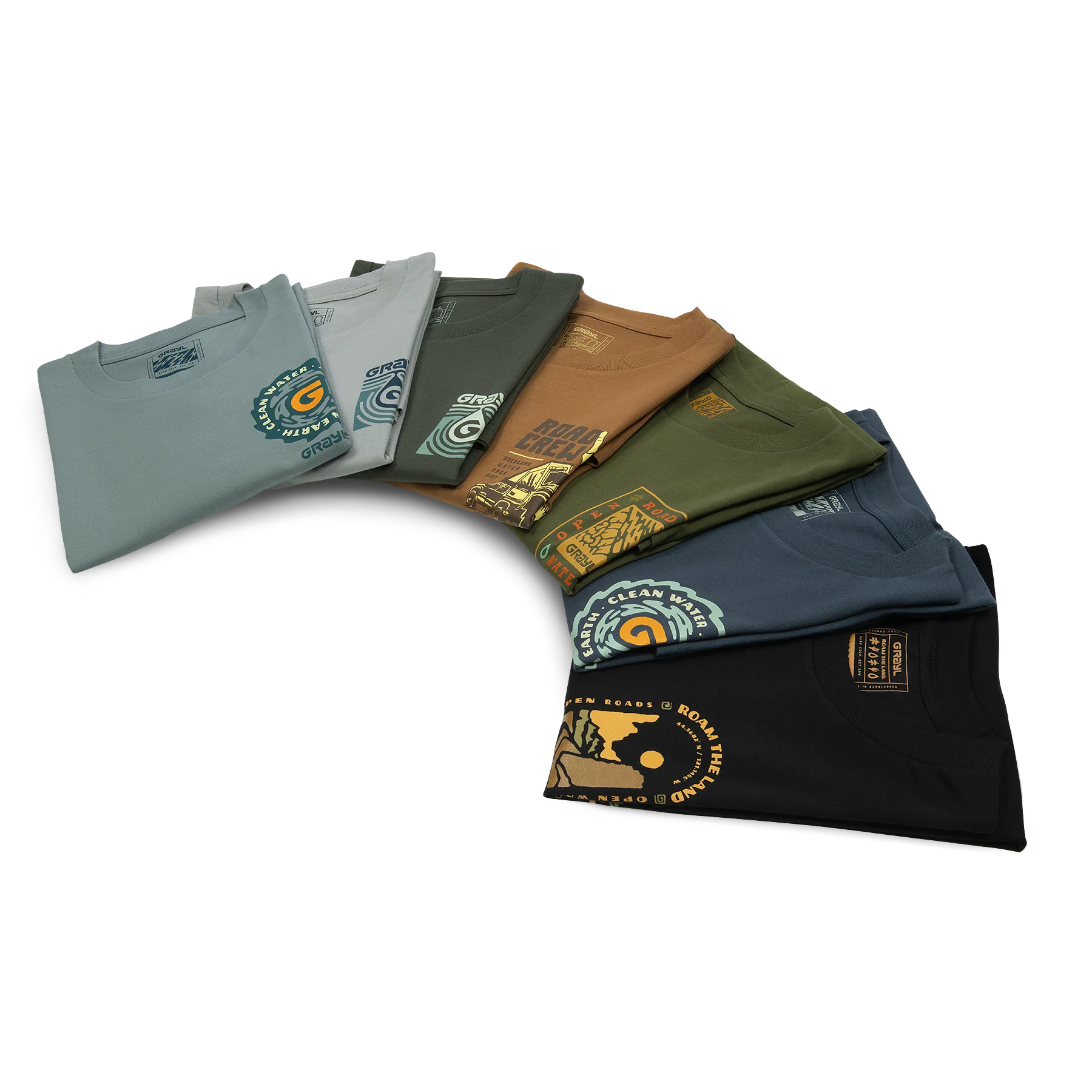 Topo Droplet Tee - Smoke - Image 3